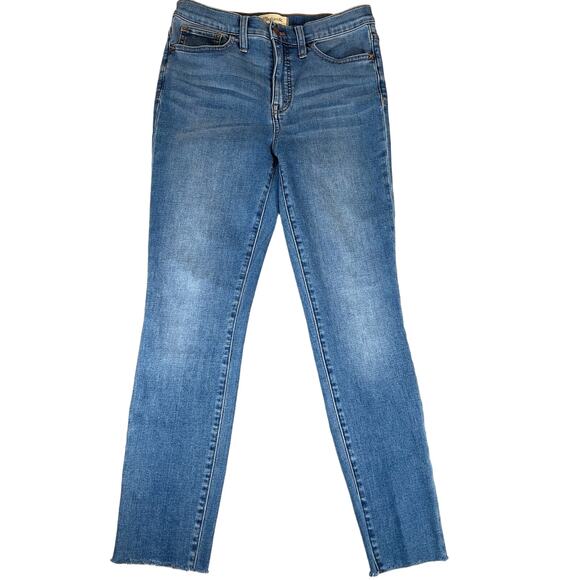 Madewell 10" Roadtripper Jeans Style # MD518 Woman's 27 Skinny High Rise Stretch - Picture 1 of 16